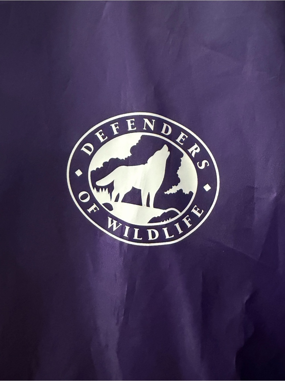 Defenders of wildlife Windbreaker Hooded Jacket - Purple - Picture 4 of 5